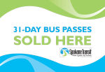 An image of the window decal used by stores to indicate that a bus pass can be purchased here.