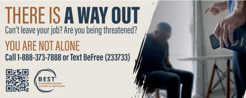 Human Trafficking Awareness Month 2022.