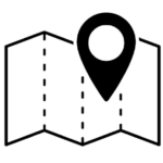 A black square with no visible content or details, resembling a blank canvas awaiting the outlines of bus routes and schedules.
