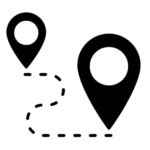 A black image with no visible content, reminiscent of a blank canvas that could represent the unpredictable nature of bus routes and schedules.
