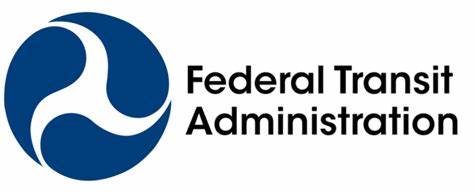 Federal Transit Administration logo featuring a blue circular design.