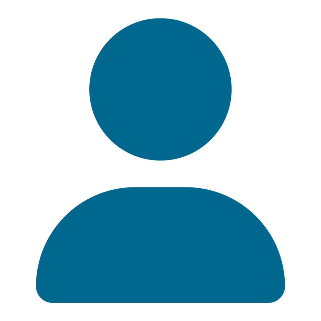 Silhouette of a person icon in blue against a white background, symbolizing leadership and unity on the board of directors.