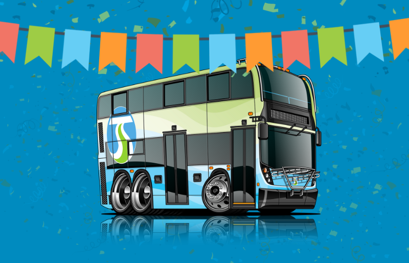 STA Double Decker Bus